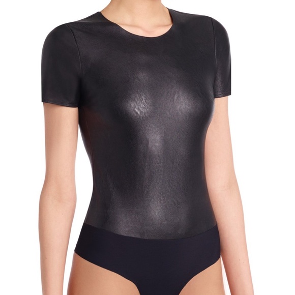 Commando | Faux Leather Bodysuit - Picture 2 of 9